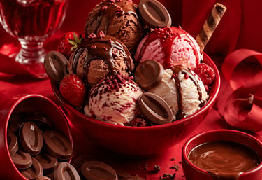flavored ice creams