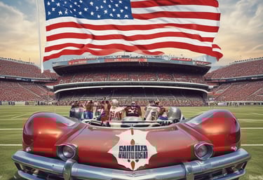 A vibrant graphic showcasing SMS marketing in the gaming industry.