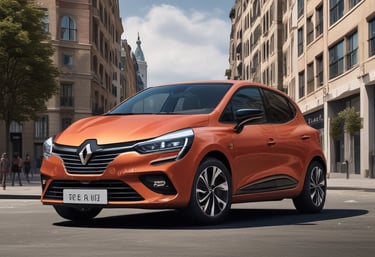 Two people on a lively street are interacting joyfully. One of them is leaning towards a car with an open window and a Moroccan flag draped over it, while the other stands holding the flag. Cars are stopped on a busy road lined with trees and a hotel sign visible in the distance. The atmosphere appears festive with various pedestrians and vehicles surrounding the scene.