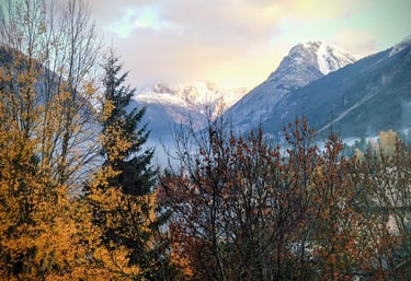 Chambre avec vue montagne