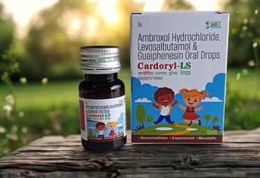 Cardoryl-LS drops 15 ml dropper bottle pediatric cough medicine