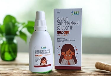 NOZ-SBT nasal spray 20 ml bottle for congestion relief SBT Pharmaceuticals