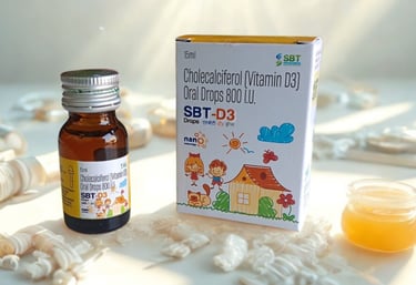 SBT-D3 Vitamin D3 drops 800 IU 15 ml bottle SBT Pharmaceuticals