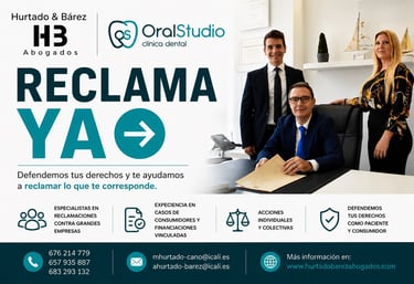 reclamaciones a oral studio por cierre de clinica dental