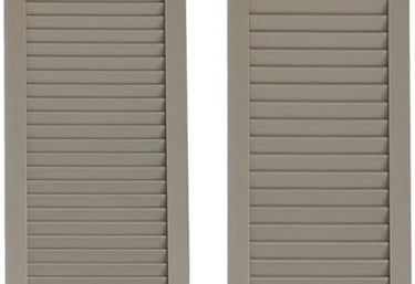 louvers of different sizes