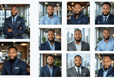 AI-generated headshots from Bettershot (delivered in under 20 minutes).