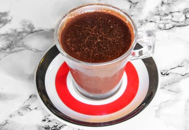 Taza de chocolate tradicional