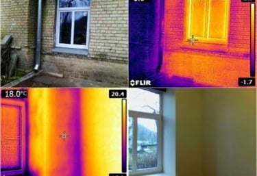 Termovizija, termoviziniai tyrimai, termovizines nuotraukos, termovizija