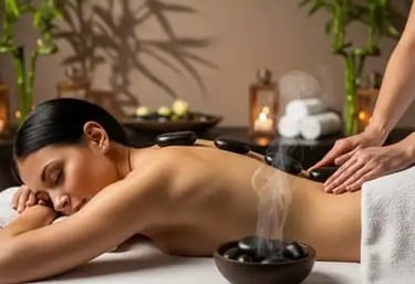 Hot stone massage is a proven therapy that delivers deep relaxation