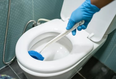 Professional house cleaning tools used in Benzie County Michigan homes and rentals