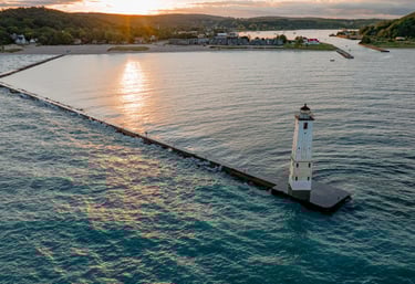 Frankfort City local cleaning service coverage area in Northern Michigan