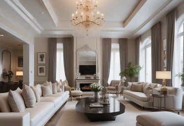 a spotless living room in traverse city MI A Step Above Cleaning Concepts