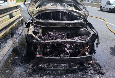 Tasación de vehículos incendiados por perito de automóviles en Valencia