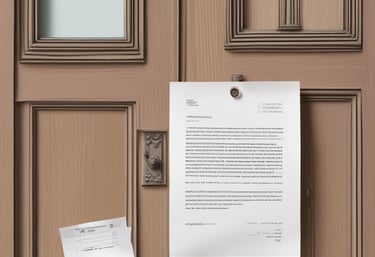 Close-up of legal documents and a gavel on a wooden desk.