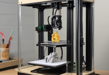 Close-up of a laser cutting machine delicately cutting intricate patterns on wood.