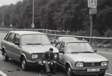 A satisfied client receiving compensation.