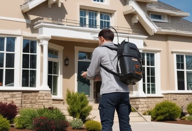 A small, light-colored insect with a segmented body and multiple legs is crawling on a textured surface, which appears to be made of concrete or stone. The lighting is low, casting a shadow and giving the scene a somewhat moody appearance.