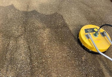 Maintaining your property's cleanliness and curb appeal with professional pressure washing services.