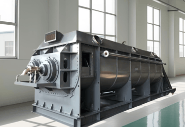 JexDry paddle dryer installed at a Korean sauce factory