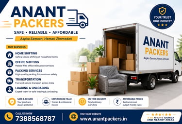 Trusted Packers and Movers in Gonda for Home & Office Shifting