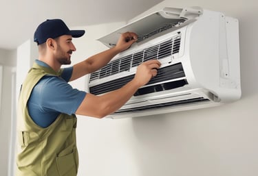 An old-fashioned cash register or adding machine is situated on a counter surrounded by shelves filled with books. The background is slightly blurred, suggesting a cozy, retro environment that might be a bookstore or library.