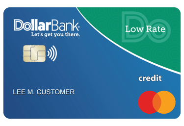 Dollar Bank Customer Finance Card