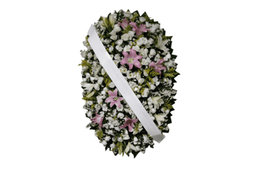 Imagem mostra coroa de flores da Velar em São Paulo