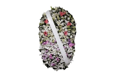 Imagem mostra coroa de flores da Velar em São Paulo