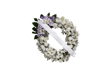 Imagem mostra coroa de flores da Velar em São Paulo