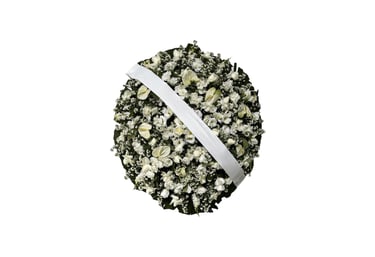 Imagem mostra coroa de flores da Velar em São Paulo