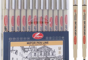Acid free markers for NeuroSomatic Art