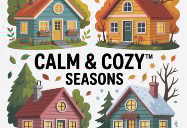 Calm & Cozy™ Seasons Coloring Books