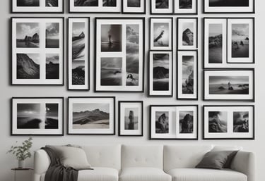 a man riding a skateboard down a street next to tall buildings