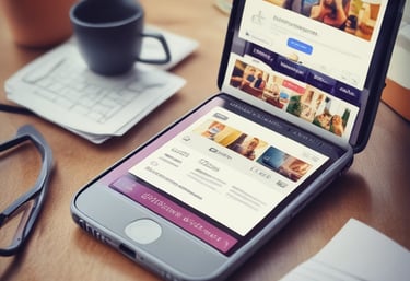 silver iMac near iPhone on brown wooden table