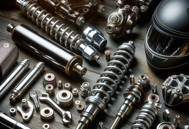 Refacciones Cromadas Amortiguadores Moto