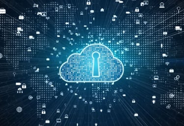 ein gesperrtes cloud symbol