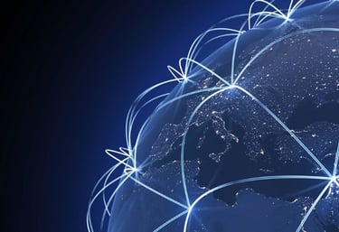 global vernetzter globus