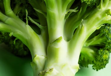Zoomed in broccoli