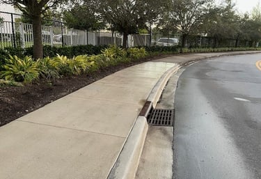 HOA CONCRETE SIDE WALK PRESSURE CLEANING