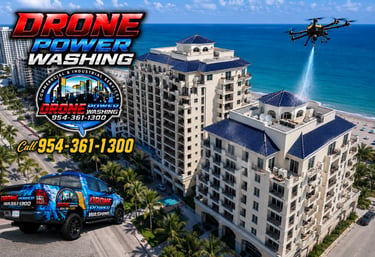 Building Drone Cleaning Fort Lauderdale FL, Miami dade Fl & West Palm Beach FL
