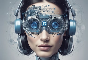 A modern interior space of an entrepreneurship center with large glass windows and open doors. The room contains people sitting at tables, engaging in various activities. The sleek design features metal railings and exposed ductwork in the ceiling, creating an industrial feel.