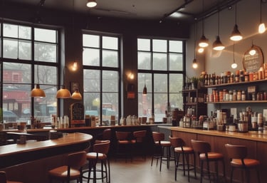 Wooden signs with handwritten text advertise social media engagement, including platforms like Snapchat and Instagram, attached to a pole in a casual outdoor setting. The text is decorative, and the imagery provides a vintage, handcrafted feel.