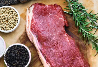 Grass-fed sirloin steak