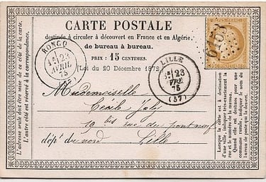 Losange Gros Chiffres 6153 et type 17.