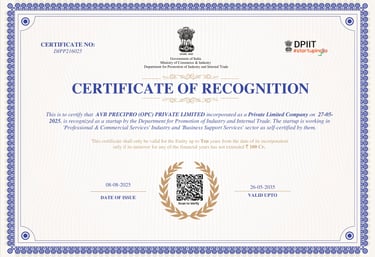 DPIIT Recognition