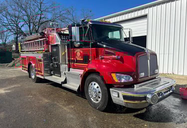 lowndes county ms red fire truck