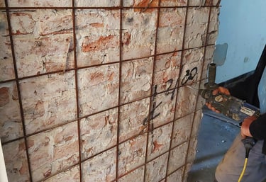 Betoncino armato Carrara