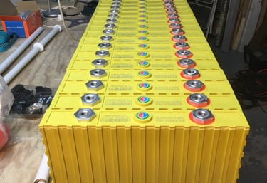 Cellules de batterie prismatique LFP Grade A