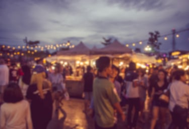 le marché nocturne de Draguignan