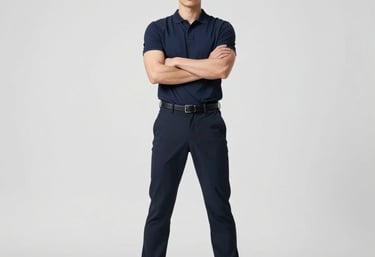 A calm person standing confidently in sunlight, symbolizing peace and truth.